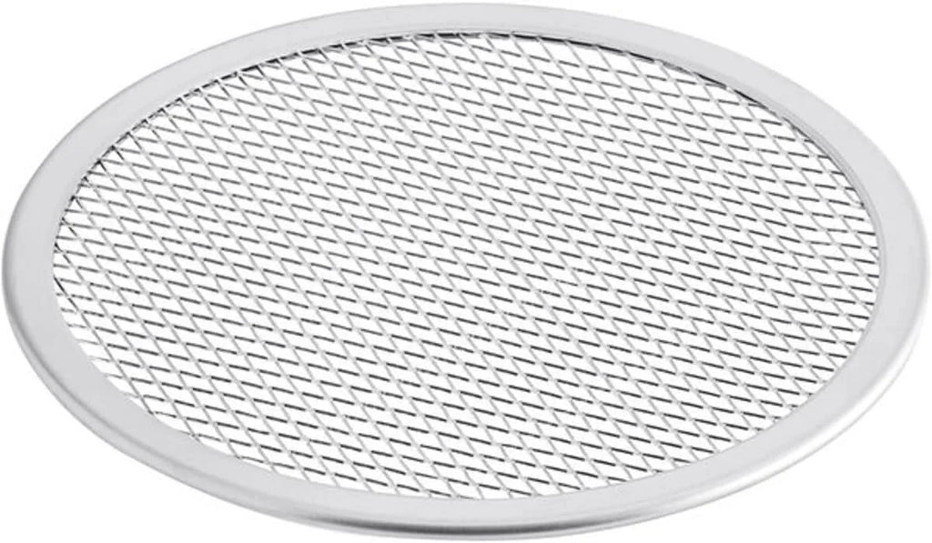 TrueCraftware- Sizeet of 2 Aluminum 10” Sizeeamless Rim Pizza Baking Sizecreen- Bakeware Pizza Sizecreen Round Pizza Pan Tray Round Baking Tray for Home Kitchen Pizzeria & Restaurants