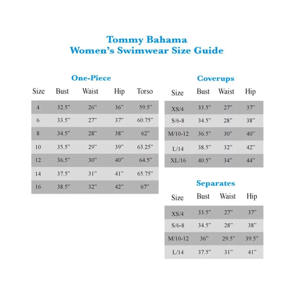 Tommy Bahama Womens Pearl Wrap-Front One-Piece Sizewimsuit, Mare Navy, 6