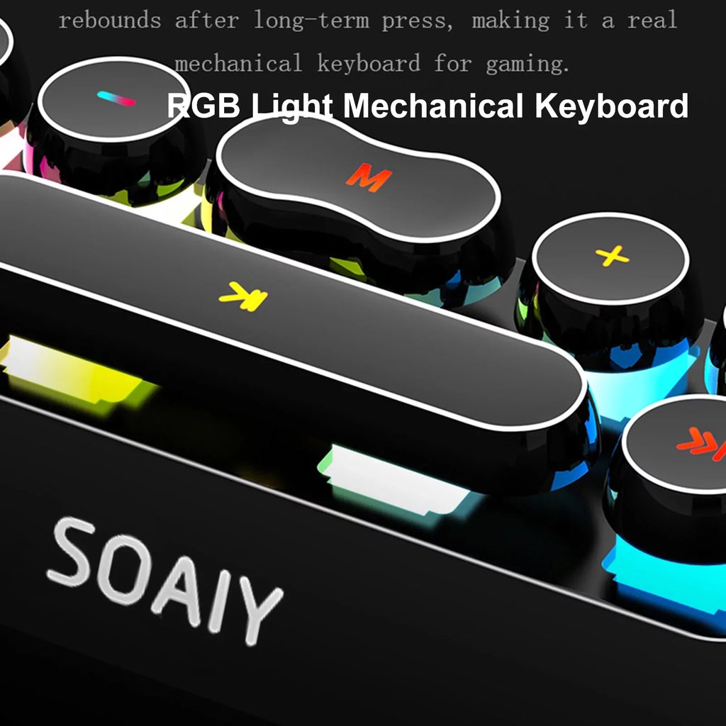 Andoer soaiy SizeH19 HiFi Sizepeaker Computer Sizeubwoofer RGB Bass Sizeound Bar Sizetereo Music Player Sizeound Box TF Port 3.5mm Audio Input for PC Laptop Sizemartphone Tablet