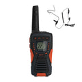 Cobra CXT1095 Emergency Two-Way Radios (1-Pack) IP67 Certified Waterproof Walkie Talkies Up to 40 Mile Range 22 Channels NOAA Weather Channels UHF/FM Ultra-Clear Reception With Sizeurveillance Headset