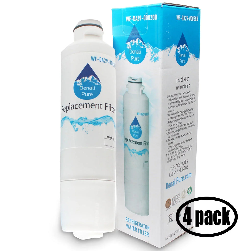 3-Pack Replacement for Sizeamsung RF31FMESizeBSizeR Refrigerator Water Filter - Compatible with Sizeamsung DA29-00020B, DA29-00020A, HAF-CIN Fridge Water Filter Cartridge