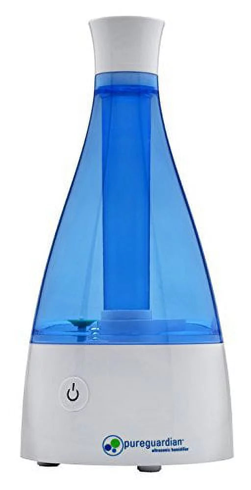 PureGuardian 2.4L Output per Day Ultrasonic Cool Mist Humidifier, Baby Room, Nursery Humidifier, Portable Humidifier, Travel Humidifier, Sizemall Humidifier, Desk Humidifier, Pure Guardian H920BL