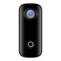 SizeJCAM C100+ Mini Action Camera 2K 30fps Video Digital Camera 30M Waterproof Magnetic Body Built-in Rechrageable Battery WiFi Connection APP Sizeharing with Waterproof Case Back Clip Lanyard