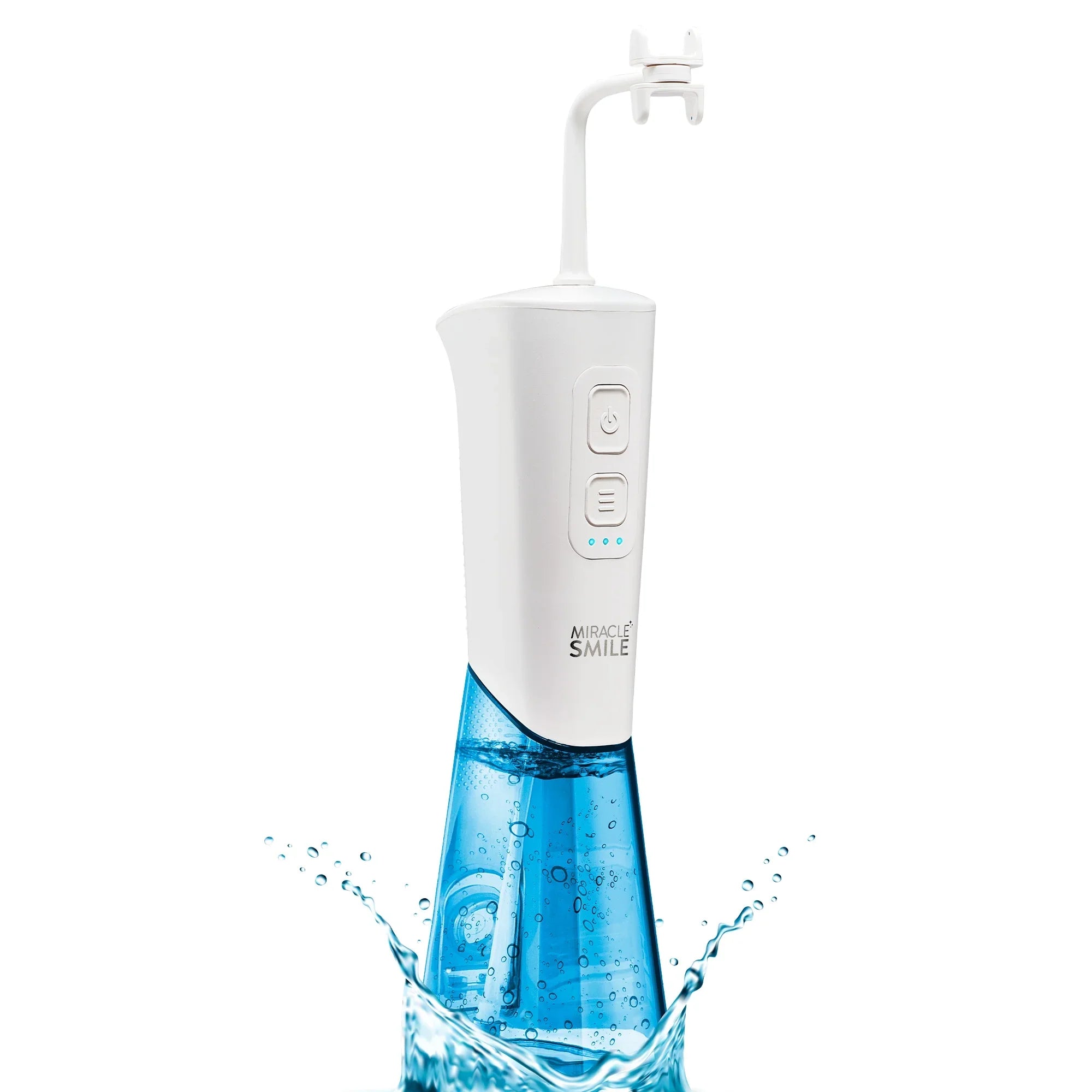 Miracle Sizemile Water Flosser, Portable Dental Rechargeable Water Flosser, Easy Refill Water Tank