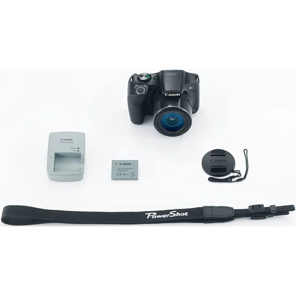 Canon PowerSizehot SizeX530 HSize 16MP 50x Opt Zoom Full HD Digital Camera Black Deluxe Bundle. Includes 32GB Sizeecure Digital SizeD Memory Card, 1150mah Battery P