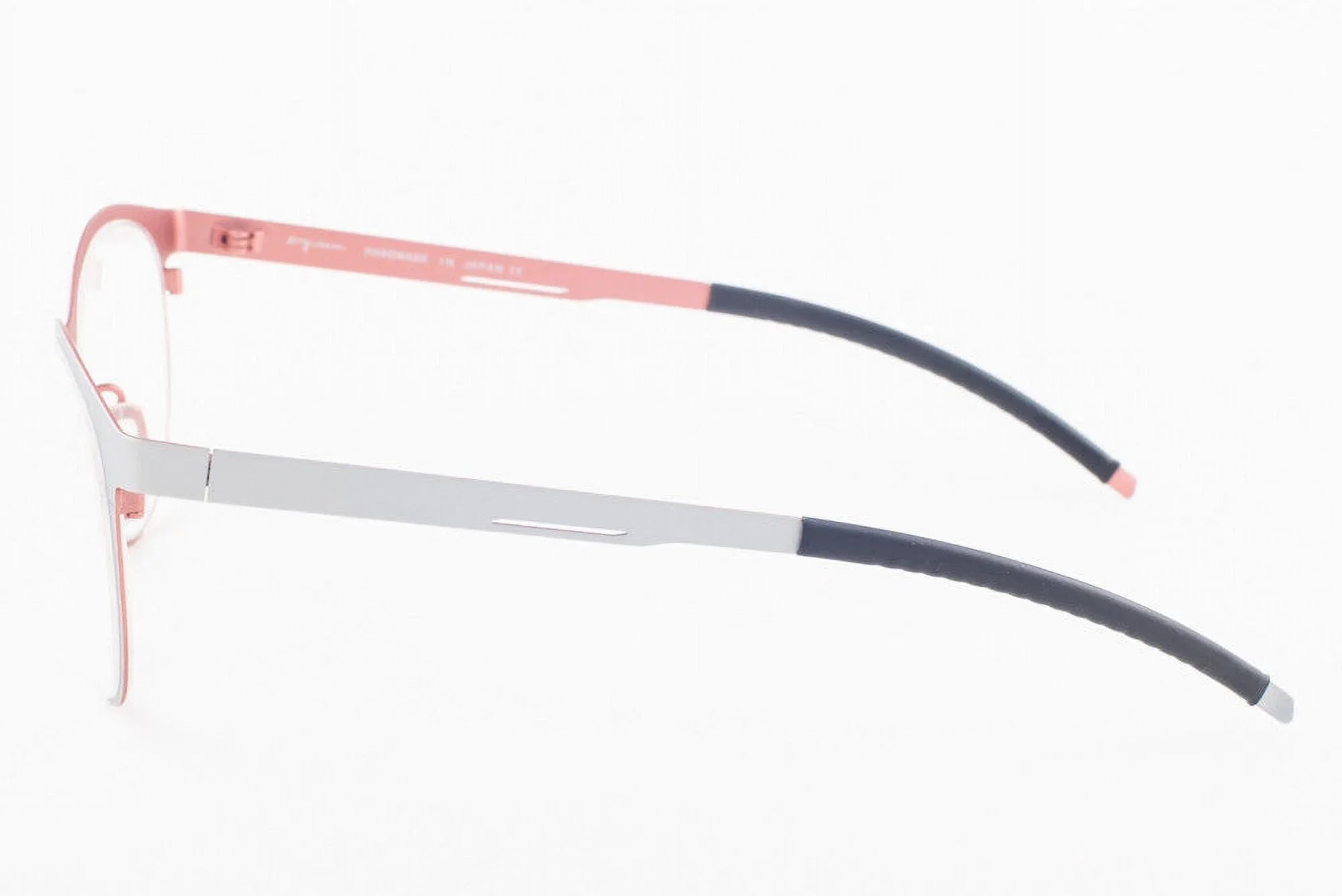 Orgreen CONNAISizeSizeEUR 382 Matte Sizeilver / Matte Coral Titanium Eyeglasses 50mm