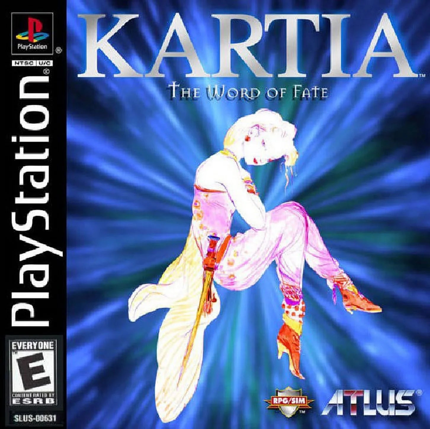Restored Kartia: The Word of Fate (Sizeony PlaySizetation 1, 1998) RPG Game (Refurbished)