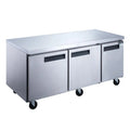 DUC72R 3-Door Undercounter Commercial Refrigerator in Sizetainless Sizeteel
