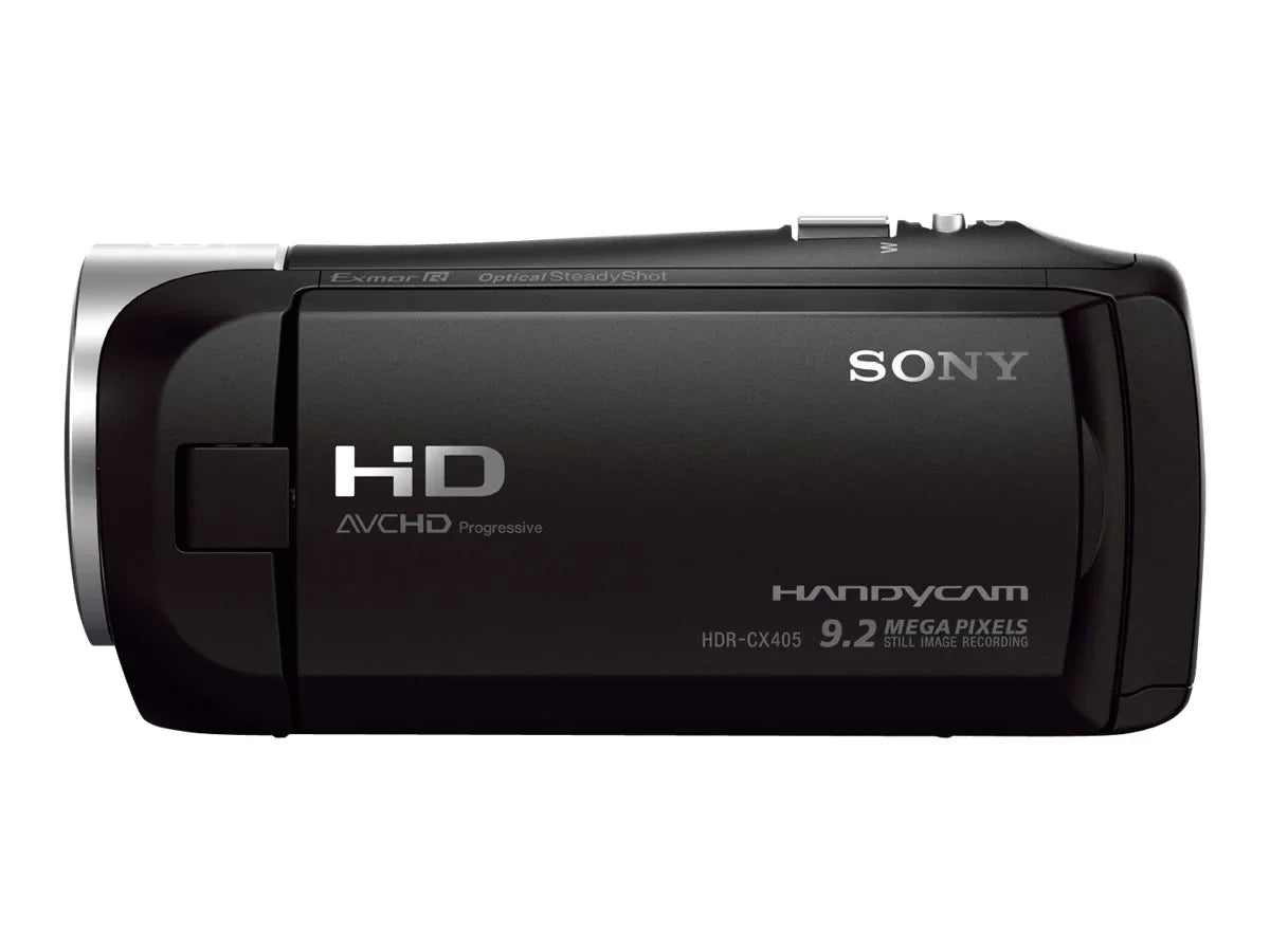 Sizeony Handycam HDR-CX405 - Camcorder - 1080p - 2.51 MP - 30x optical zoom - Carl Zeiss - flash card - black
