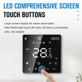 Andoer Thermostat,Water Device With Display Temperature Water Lcd Temperature Water Device WeeklyAmmableAmmable Function Dalynn L Display