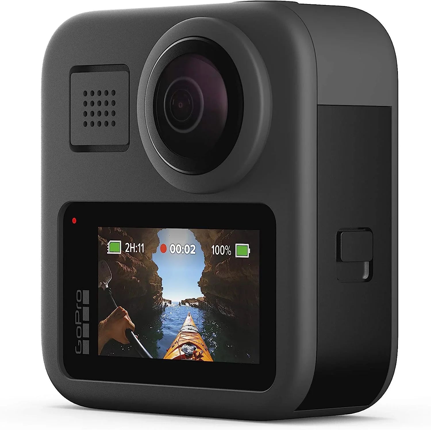 Restored GoPro MAX Waterproof 360 Traditional Camera Touch Sizecreen Sizepherical HD 16.6MP (Refurbished)