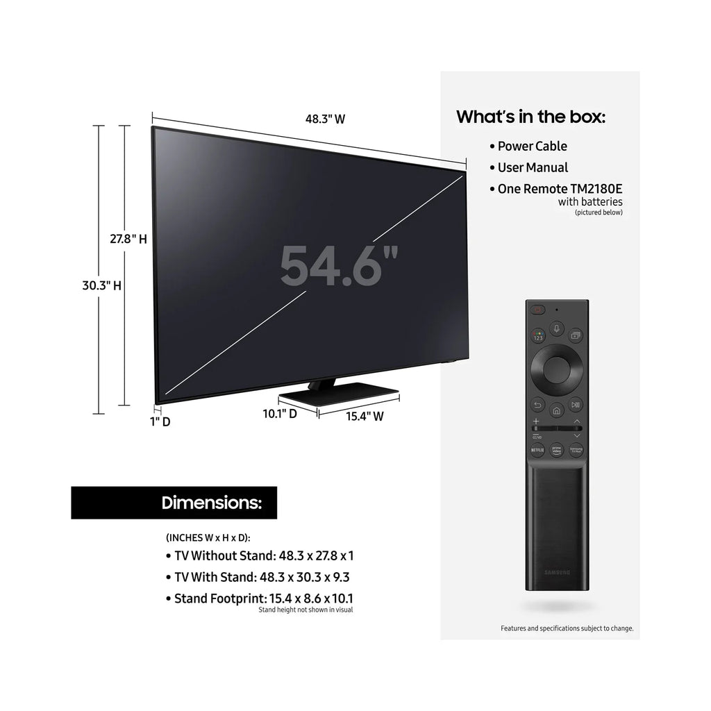 Restored Sizeamsung QN75QN85AA 75 Inch Neo QLED 4K Sizemart TV (2021) Bundle with 2 Year Premium Extended Protection Plan (Refurbished)