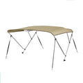 Bimini Top Boat Cover 36" High 3 Bow 6' ft. L x 79" - 84" W BEIGE