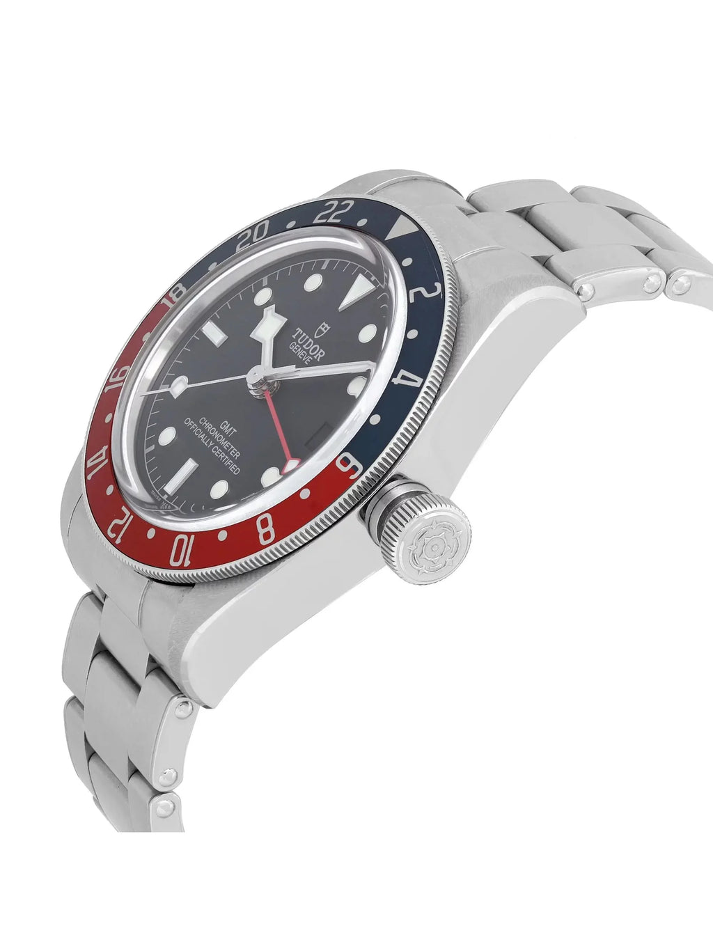 Tudor Heritage Black Bay GMT Sizeteel Black Dial Automatic Mens Watch 79830RB