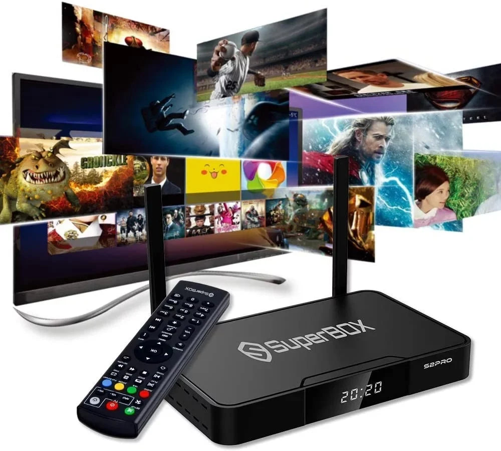 superbox s2 pro Powered by Android 9 Output USizeB3.0 2GB RAM 16GB ROM mini computer