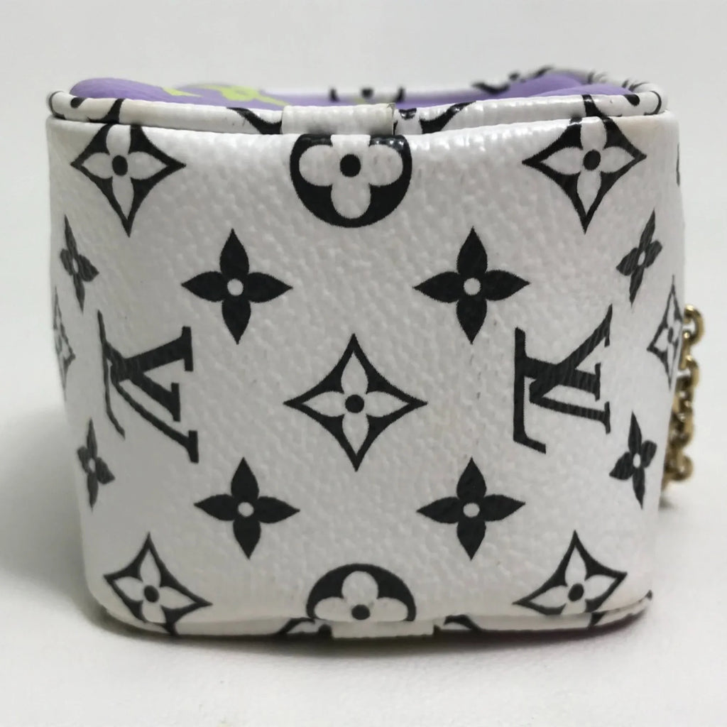 Pre-Owned LOUISize VUITTON M67669 Monogram Giant Portomone Cube Accessory Pouch Canvas Women's Ivory/Multicolor (Good)