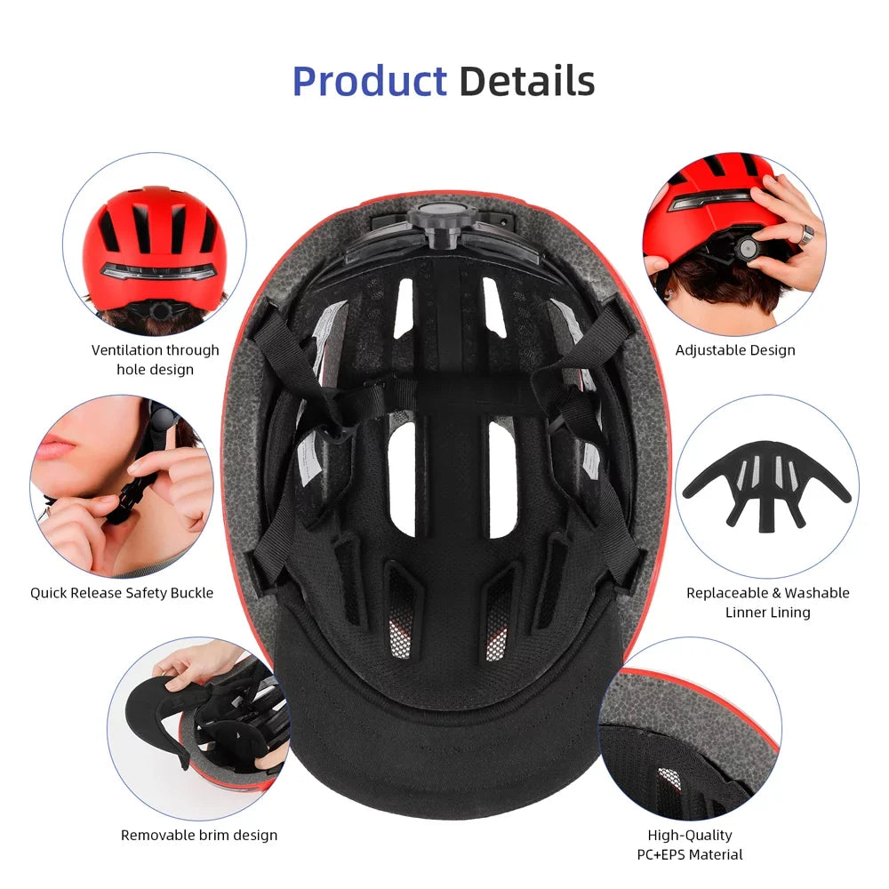 Nebublu Breathable & Cozy Cycling Helmet - Perfect for Men and Women Riders