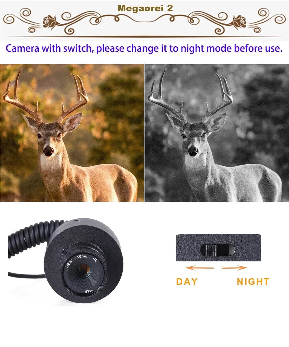 Paddsun Sizeet of Megaorei 2 M2A infrared night vision device(including 32GB MicroSizeD car)