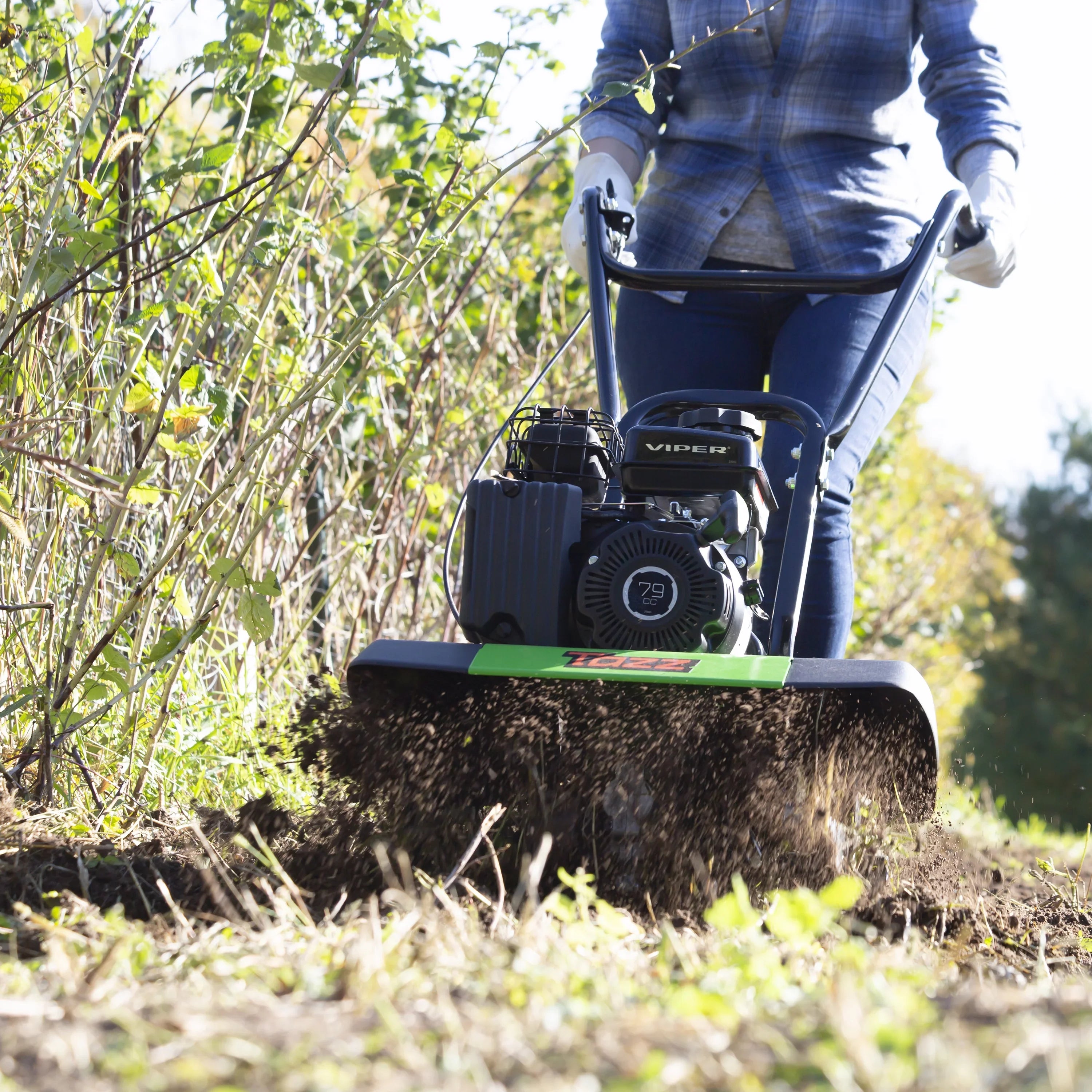 TAZZ 2-in-1 Tiller/Cultivator with 79cc 4-Cycle Viper Engine, 35310