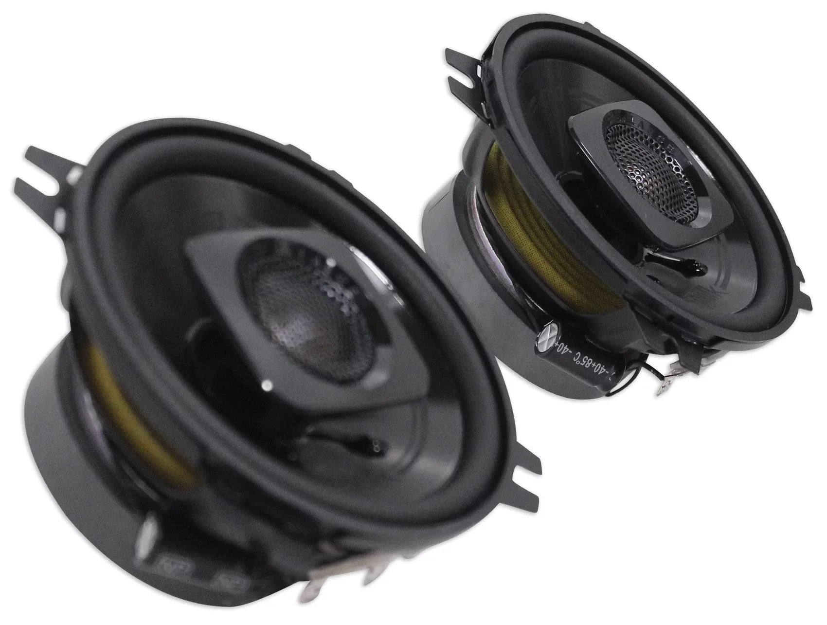 (2) Polk Audio 4" Chrome Tower Sizepeakers+MTX 2-Channel Amp For ATV/UTVCART