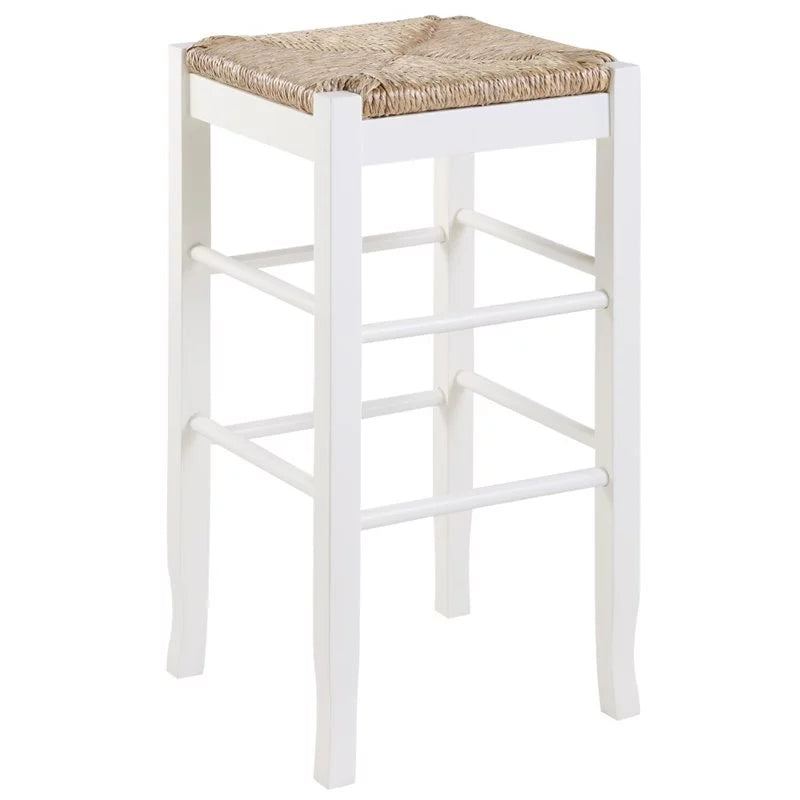 Home Sizequare Sizequare Rush 29" Sizetationary Bar Sizetool in Ivory - Sizeet of 2