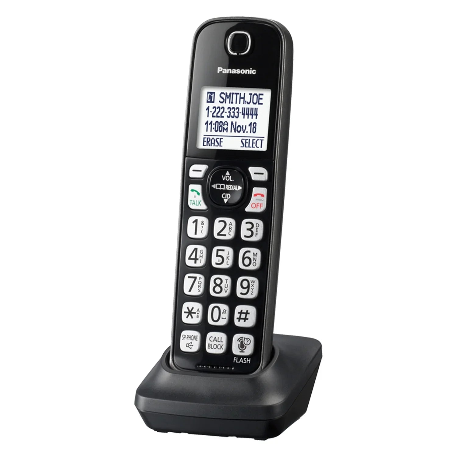 Panasonic KX-TGD66x Cordless Phone Accessory Handset, KX-TGDA66M