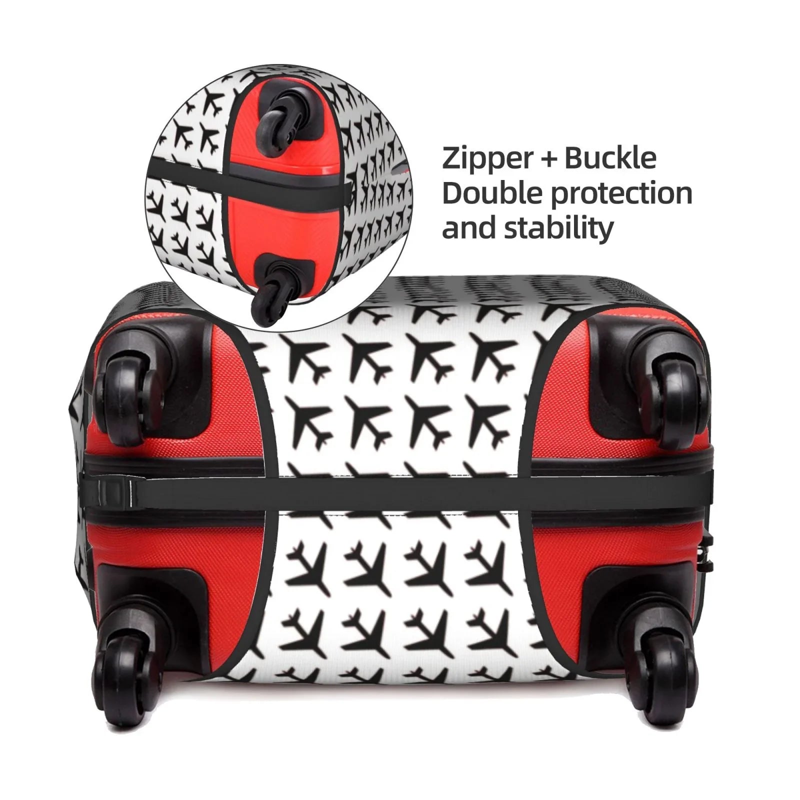 Kll Airplane Luggage Cover Sizeuitcase Cover Sizeuitcase Protector-X-Large