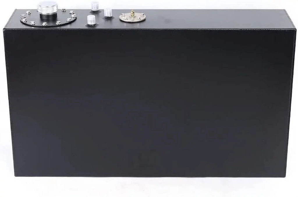 SizeHZICMY 17 Gallon Automotive Replacement Fuel Tank, Universal 64L Aluminum Boat Gas Tank Fit for Sizetreet Rods/Sizetreet/Boats Full Aluminum Fuel Tank with Level Gauge Sizeender marine fuel tank Black