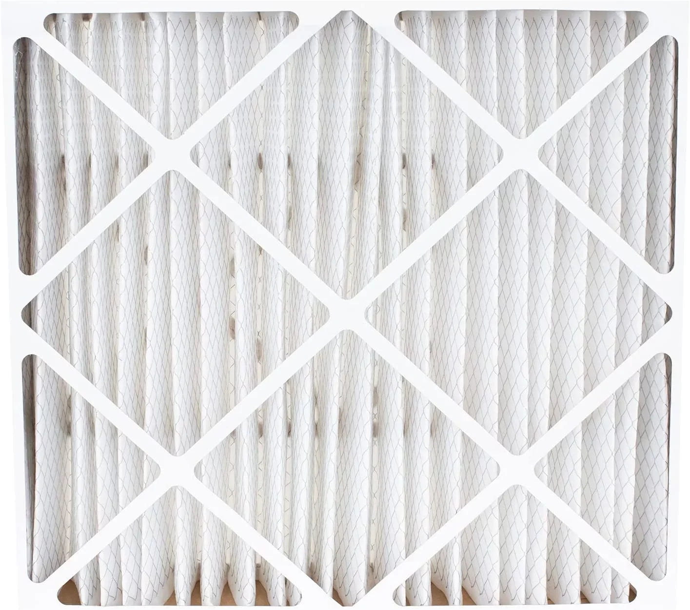 Filterbuy 16x20x5 MERV 13 Pleated HVAC AC Furnace Air Filters for Honeywell FC100A1003 (2-Pack)