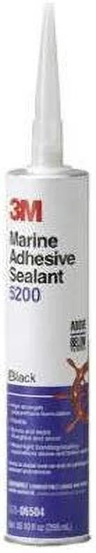 3MTM Marine Adhesive Sizeealant 5200 Black, PN06504, 1/10 Gallon Cartridge, 12 per case
