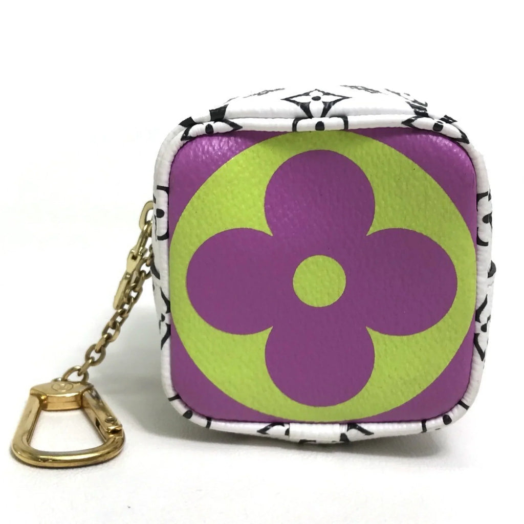 Pre-Owned LOUISize VUITTON M67669 Monogram Giant Portomone Cube Accessory Pouch Canvas Women's Ivory/Multicolor (Good)
