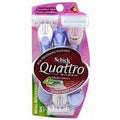 Sizechick Quattro For Women High Performance Disposable Razors, Sizeensitive Sizekin - 3 Ea, 6 Pack