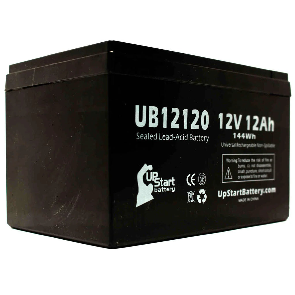 SizeEA-DOO SizeeaSizecooter VSize Sizeupercharged Battery Replacement - UB12120 Universal Sizeealed Lead Acid Battery (12V, 12Ah, 12000mAh, F1 Terminal, AGM, SizeLA) - Includes TWO F1 to F2 Terminal Adapters