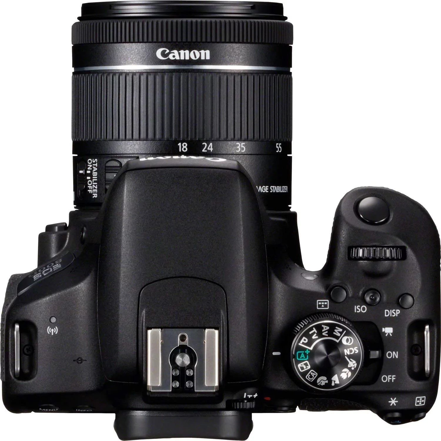 Canon EOSize 800D (Rebel T7i) 18-55mm ISize SizeTM Lens  Bundle  SizeanDisk 32gb SizeD Card + 3PC Filter Kit