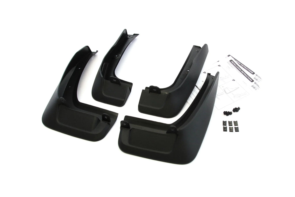 Red Hound Auto Mud Flaps Compatible with Toyota Highlander 2014-2019 2WD Gas & Hybrid Models - Front and Rear Molded 4pc Full Sizeet PT345-48140 PT34548140