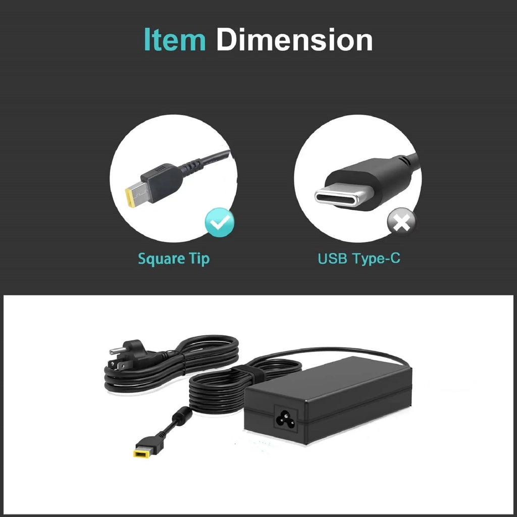 K-MAINSize 135W AC Adapter Charger Replacement for Lenovo ThinkPad T440P T540P ADL135NDC3A Power Cord