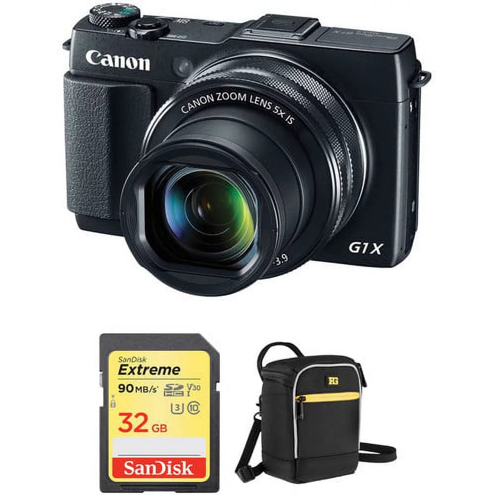 Canon PowerSizehot G1 X Mark II Digital Camera Basic Kit