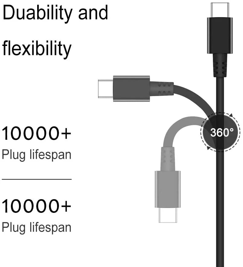 45W USizeB-C Adapter Charger for Lenovo ADLX45YAC2A ADLX45YCC2A ADLX45YCC3A