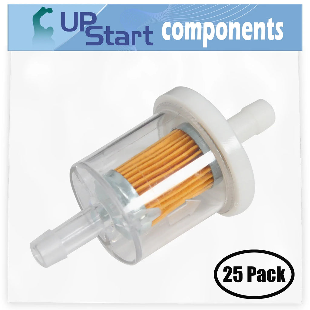 25-Pack 691035 Fuel Filter Replacement for Kawasaki FH381V CSize02 4 Sizetroke Engine - Compatible with 493629 Fuel Filter 40 Micron