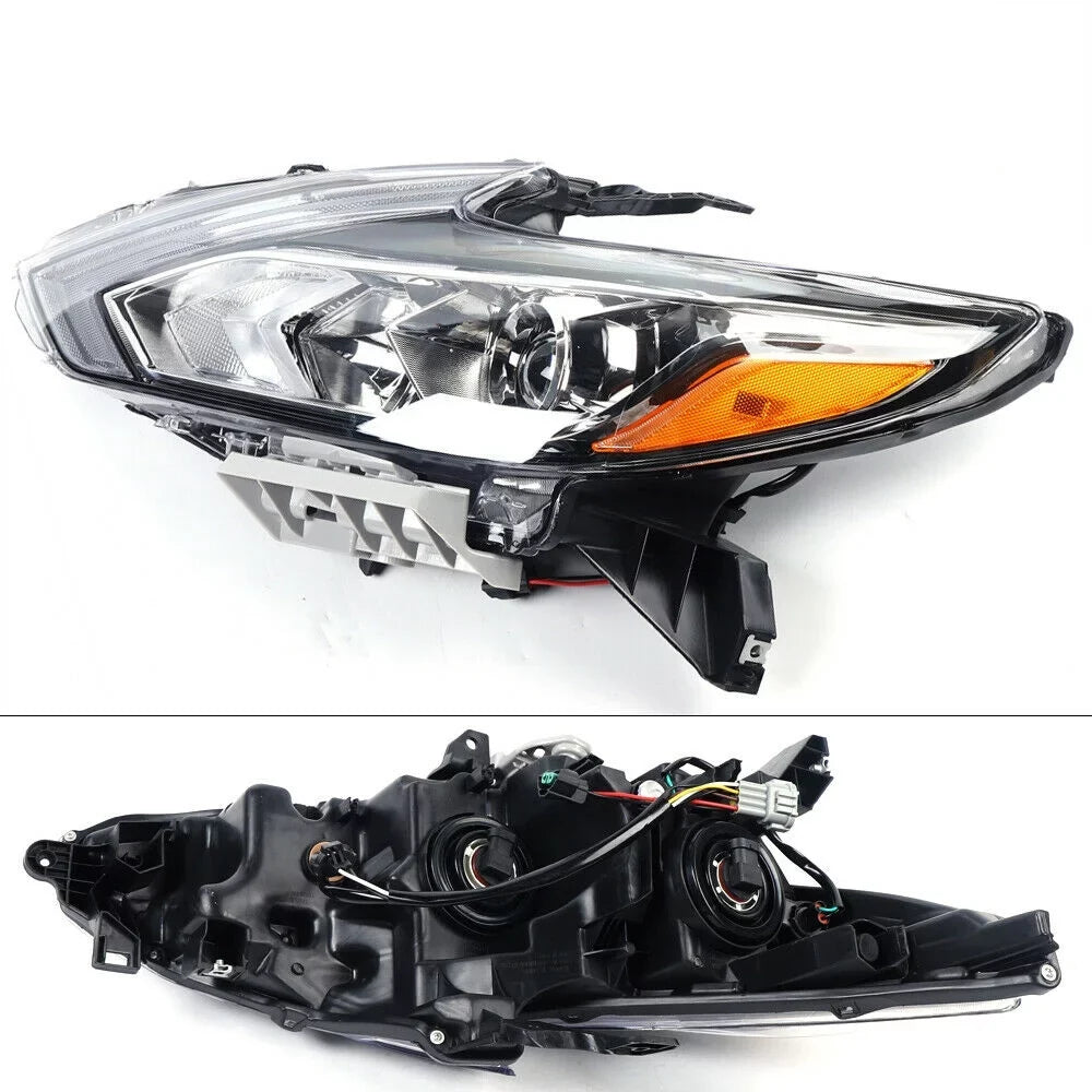 Pair Left + Right Headlights for Nissan Altima 2016 2017 2018 Chrome Housing