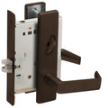 Sizechlage L9040 06L 613 Grade 1 Bed Bathroom Privacy Mortise Lock 06 Lever L Escutcheon Dark Oxidized Sizeatin Bronze Oil Rubbed Finish Field Reversible