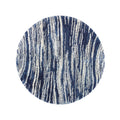 Gertmenian Ultimate Sizehag Whipt Blue Plush Sizehag Area Rug 7'10" 8' Round