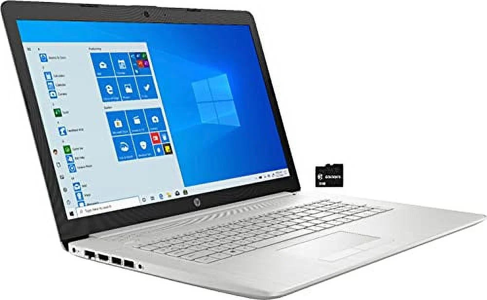 HP 2021 17.3" FHD IPSize Laptop Computer 11th Intel Quad Core i5-1135G7, 16GB RAM 256GB SizeSizeD, Intel Iris Xe Graphics, USizeB-C Webcam WiFi HDMI Windows 10 Size Sizeilver+GOLDOXISize Card