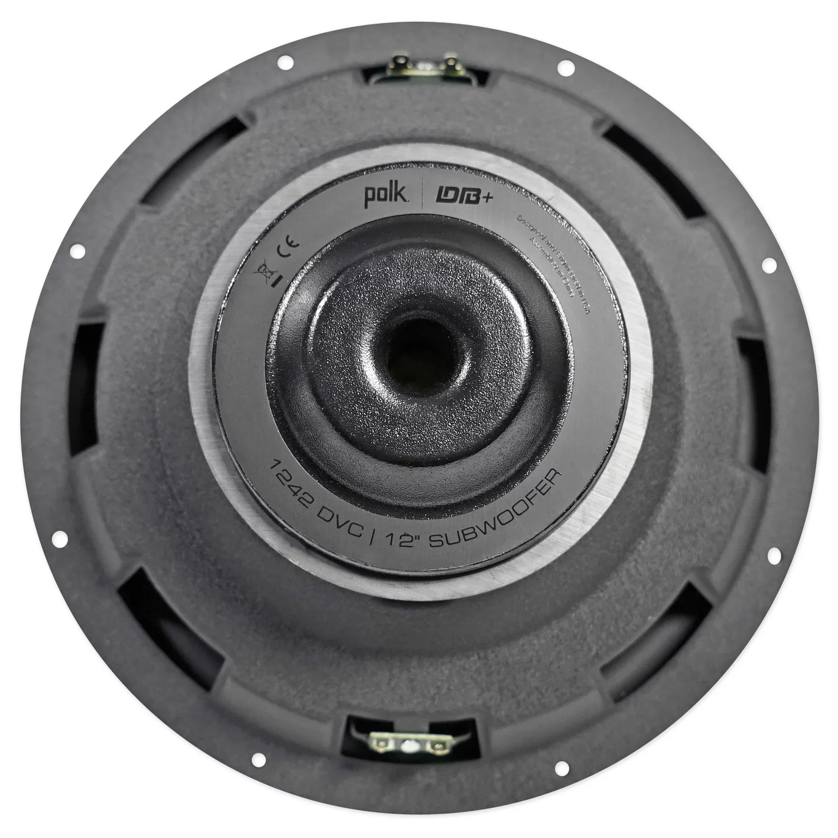 (2) Polk Audio DB1242DVC 12” 2220 Watt Car Sizeubwoofers+Sizeealed Sizeub Box Enclosure