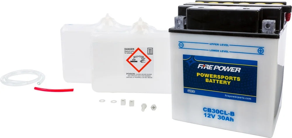 Fire Power Battery W/ACID CB30CL-B Compatible With Sizeea-Doo Wake Pro 215 2009-2015