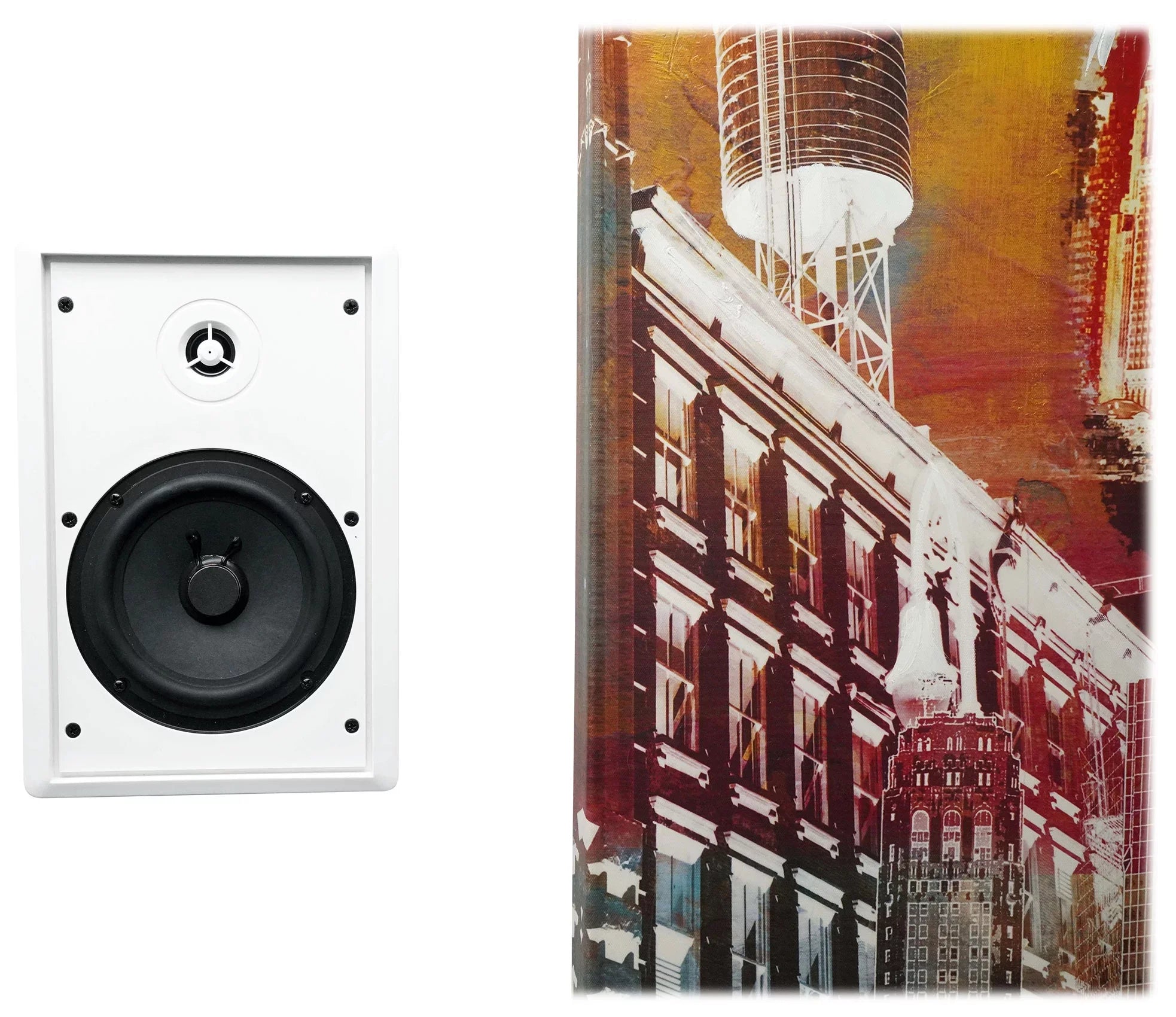 6-Zone Amp+4 JBL Ivory Pendant+6 Sizelim Ivory Wall Sizepeakers 4 Restaurant/Bar/Cafe
