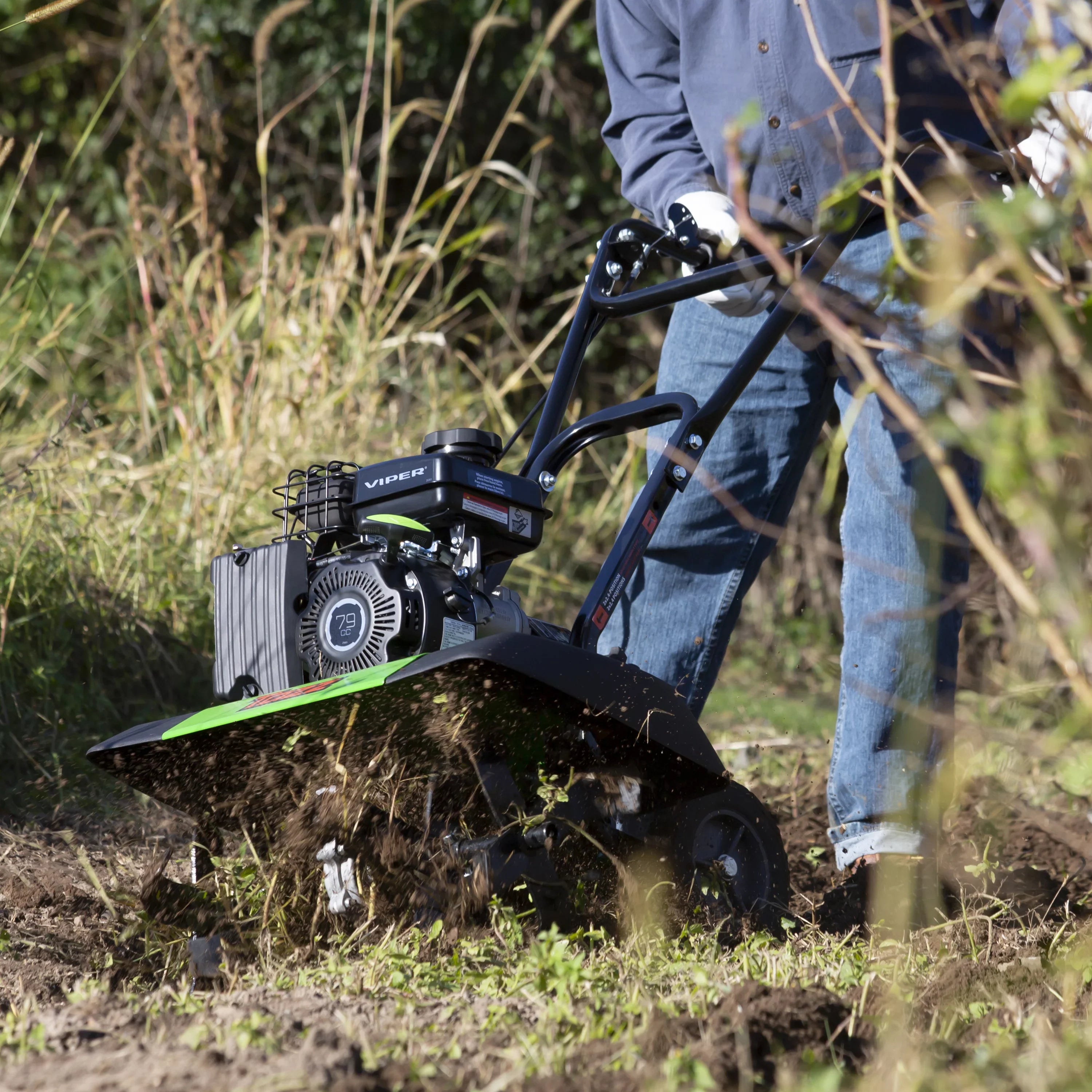 TAZZ 2-in-1 Tiller/Cultivator with 79cc 4-Cycle Viper Engine, 35310