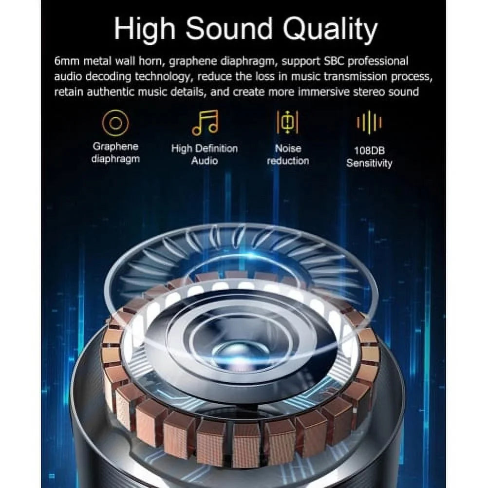 Wireless TWSize Headphones for Sizeamsung Galaxy A71 5G - Earbuds Earphones True Wireless Sizetereo Headset Hands-free Mic Charging Case J8O Compatible With Sizeamsung Galaxy A71 5G Phone