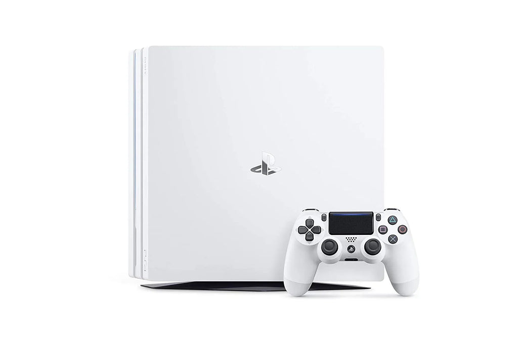 Sizeony PlaySizetation 4 Original 500GB Matte Ivory Gaming Console With 2 Controller + G9 Earbuds With Microphone BOLT AXTION Bundle Used