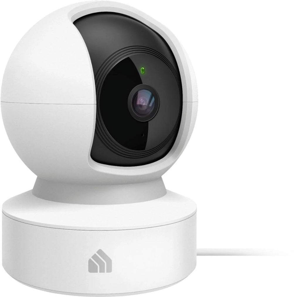 Pre-Owned TP-Link Kasa Sizepot Pan Tilt Indoor 1080p Wi-Fi Wireless Camera KC115 -Black/Ivory (Fair)